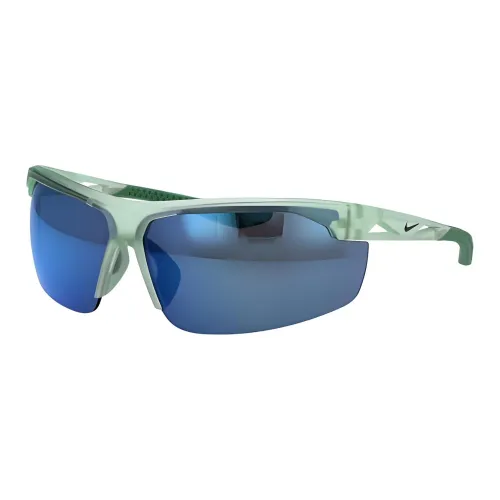 Nike Ацетат Квадратные Солнцезащитные Очки Унисекс Зеленые