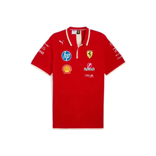 PUMA Scuderia Ferrari Red Men's Polo
