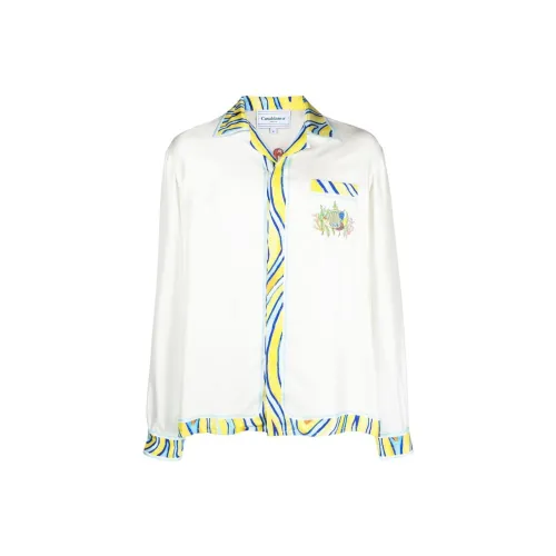 CASABLANCA Белые Мужские Рубашки