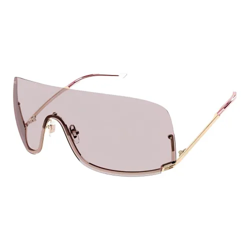 GUCCI Металлические Ацетатные Солнцезащитные Очки Aviator Женские Розовые