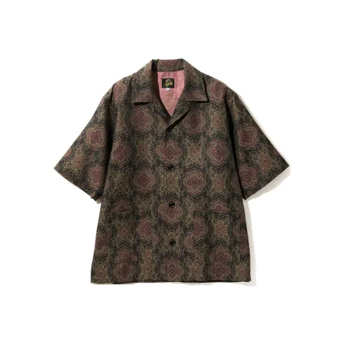 Needles Collaboration Мужские Черные Рубашки