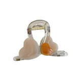 (Средний размер) Кофейный Прозрачный Сердце