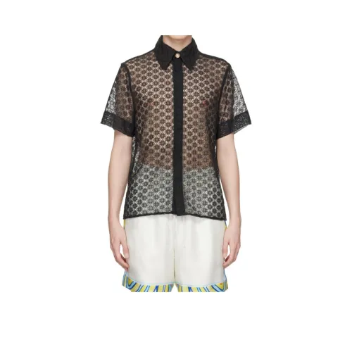 CASABLANCA Мужские Черные Рубашки