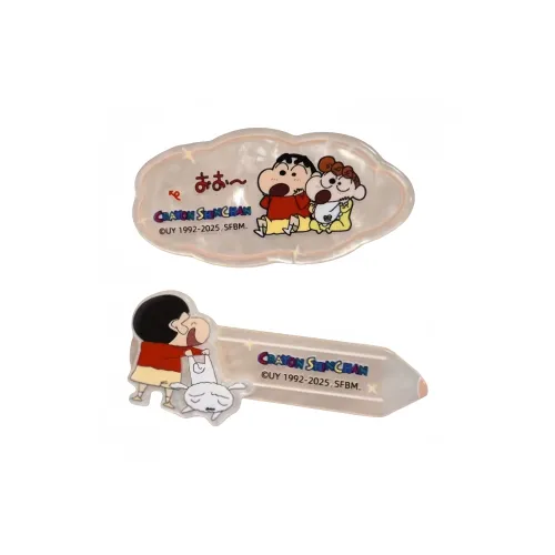 Crayon Shinchan Акриловые заколки для волос Унисекс
