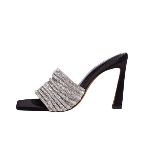 JONATHAN SIMKHAI Слипоны 10 см Женские Серебряные