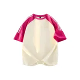 Розовый, красный и абрикос (Цветовой блок, стиль позиционирования)