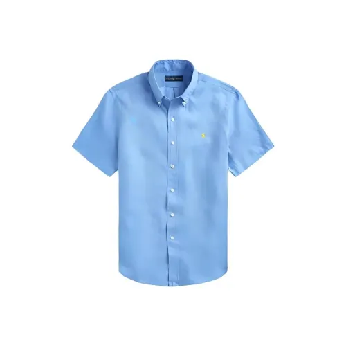 Polo Ralph Lauren Рубашка Мужская Светло-Синяя