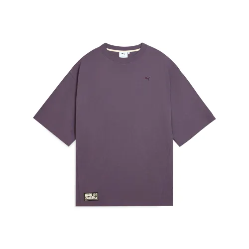 PUMA CLASSICSSelect Haus T Shirt Унисекс Угольный Серый Фиолетовый 46