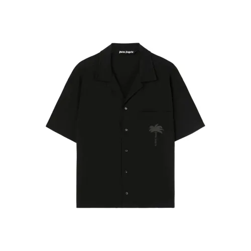 PALM ANGELS Мужские Черные Рубашки