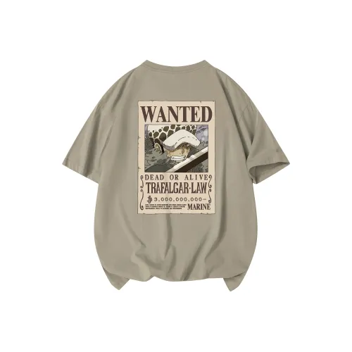 ONE PIECE Повседневная футболка мужская однотонная базовая