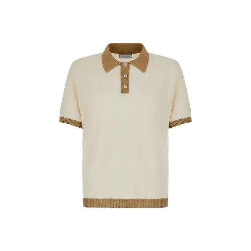 Canali Men's Polo Creamy