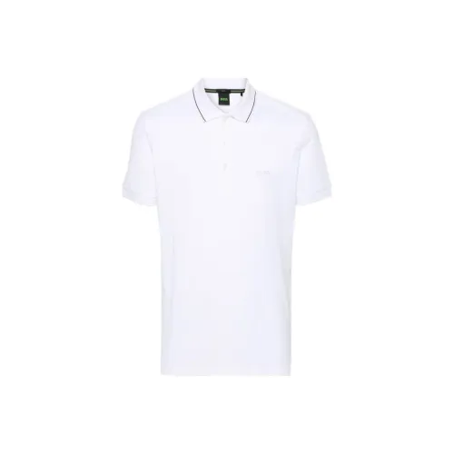 Hugo Boss SS24 Поло Мужское Оптический Белый Цвет