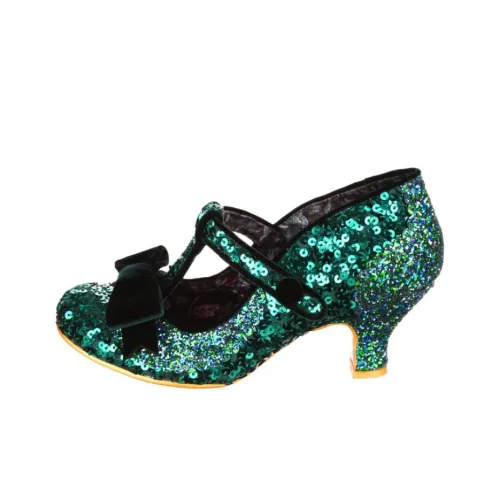 IRREGULAR CHOICE Экцентричный Evening Квадратный каблук Высокие каблуки 6 см Женские Зеленый