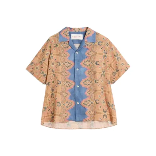 Valentino SS25 Рубашка Мужская Бежевая