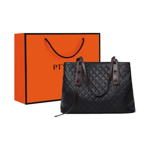 PT'SON Сумка из коровьей кожи сумка для покупок сумка через плечо женская черная