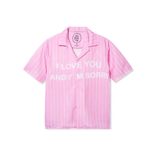 ANTI SOCIAL SOCIAL CLUB Valentine's Day Limited Edition Collection Розовые Унисекс Рубашки