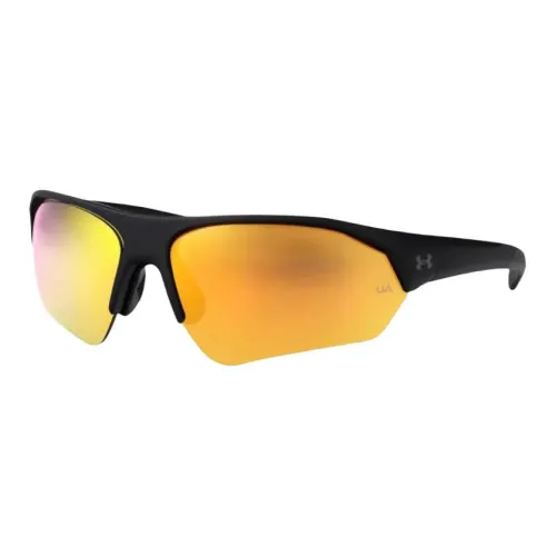 Under Armour Ацетат Прямоугольные Солнцезащитные очки Мужские Черные