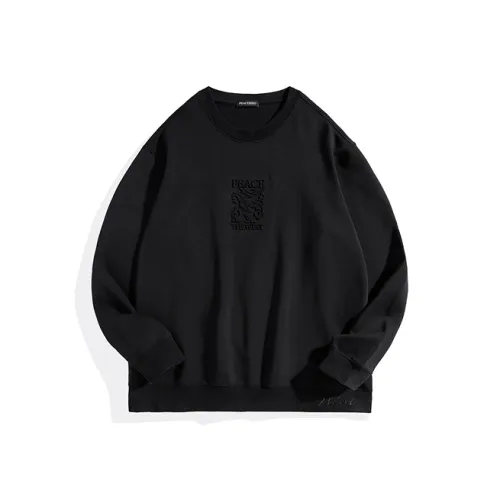 PEACEBIRD MEN Черный Модный Топ Унисекс