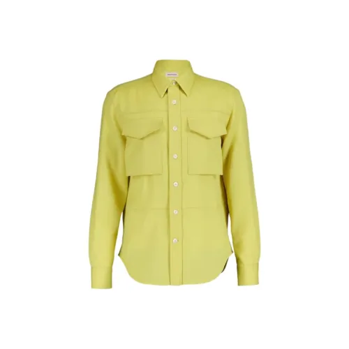 Alexander McQueen Рубашка Мужская Желтая
