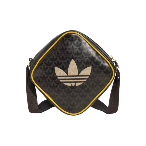 Adidas Originals Полиуретан Сумка через плечо Унисекс Темно-коричневый