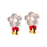 (Черная точка + Красная точка) Резинка для волос