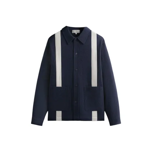 KITH SS24 Рубашка Унисекс Полночь Черный