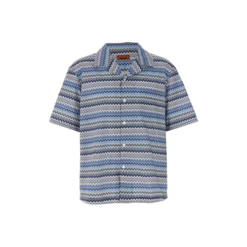 MISSONI Мужские Синие Рубашки