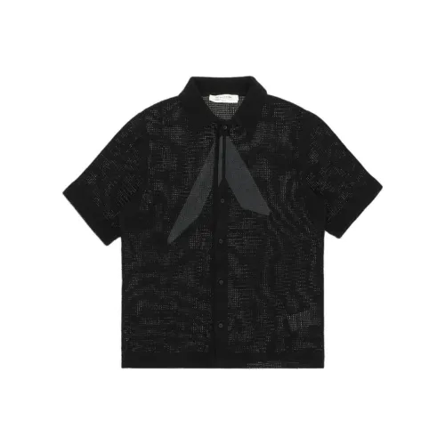 1017 ALYX 9SM Совместная линия SS24 Рубашка Мужская Черная