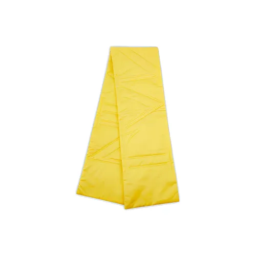 Lanvin Полиэстер Шелк Mulberry Knit Scarves Unisex Желтый Синий