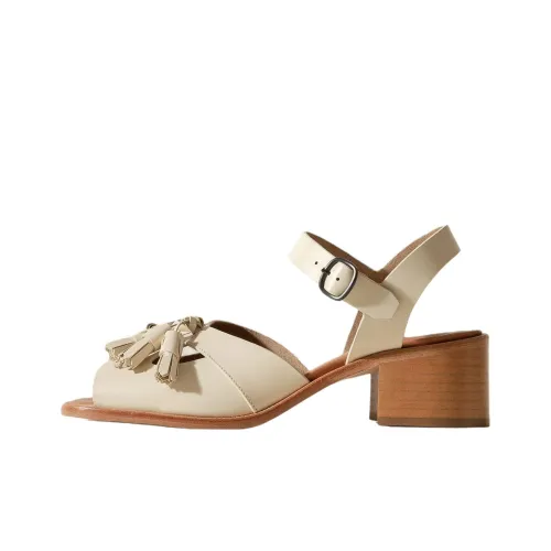 Hereu Boqueria One Ремень Сандалии 5 см Женские Экрю