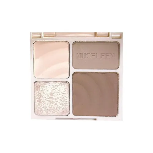 MUGE LEEN 4 цвета Хайлайтер Контуринг Palette Ван-Пис Водонепроницаемый Макияж Длинное Сохранение Контуринг