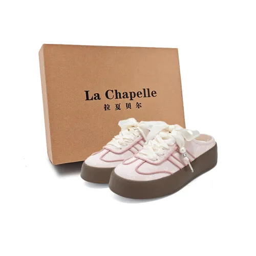 La Chapelle Резиновая подошва противоскользящие устойчивые к истиранию домашние тапочки женские розовые