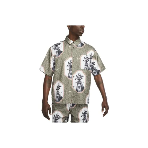 Nike Зеленые Мужские Рубашки