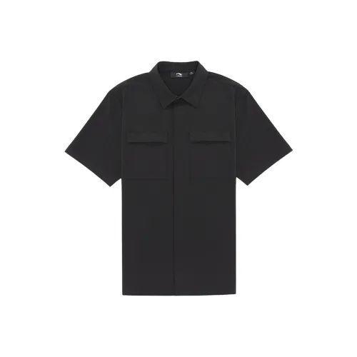 LI NING 1990 Commuter series Рубашка Мужская Черная