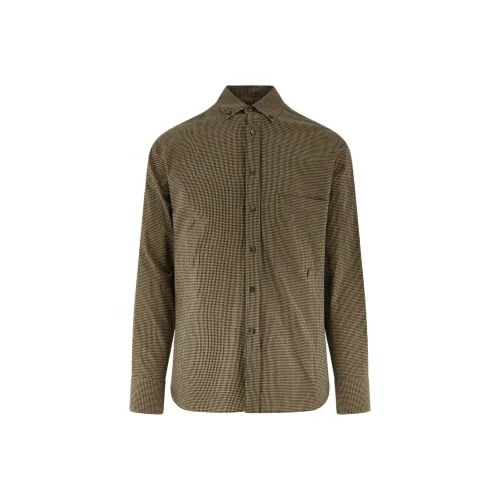 Ferragamo SS24 Рубашка Мужская Умбра