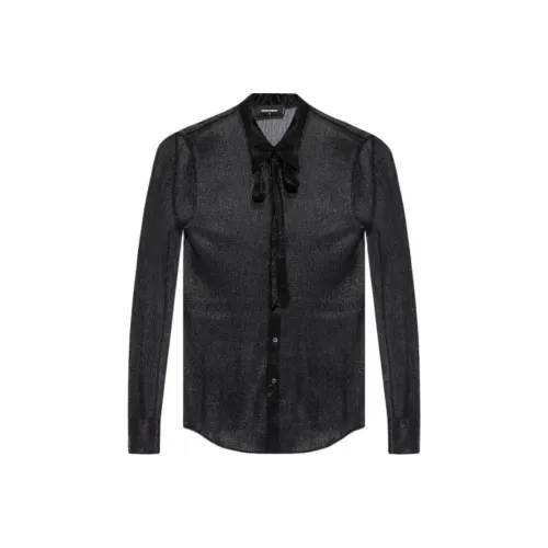 DSQUARED 2 Мужские Черные Рубашки