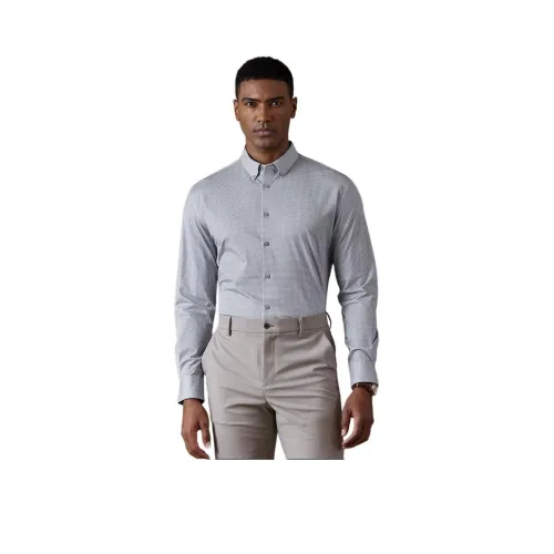 OUDING Azure Городской Мужской Рубашки