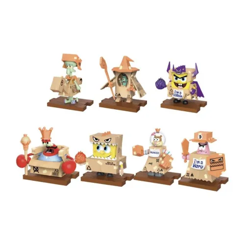 TOP TOY X SPONGEBOB SQUAREPANTS Мультяшный персонаж Товар Герой Stage Collection Конструкторы Сборка Слепые коробки