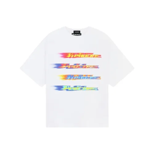WE11DONE SS25 Белая унисекс футболка