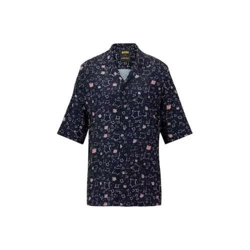 Hugo Boss Рубашка Унисекс Темно-синий