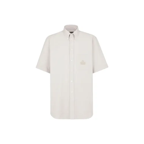 Fendi Бежевые Мужские Рубашки