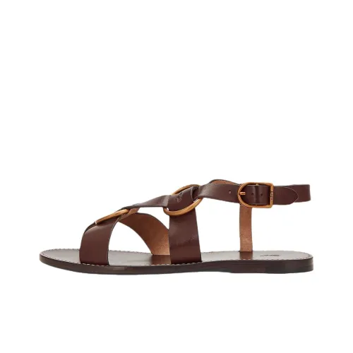 Polo Ralph Lauren One Ремень Сандалии Женские Шоколад