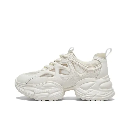 BASTO Маленькая круглая подвеска Дышащая Низкая обувь с толстой подошвой Женская