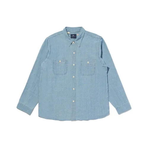 Levi's BLUETAB™ Collection SS25 Рубашка Мужская Светлый Индиго