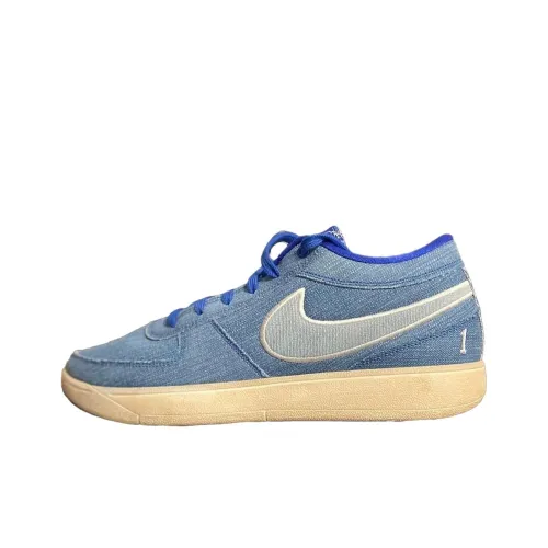 Nike Book 1 Slip Resistant Abrasion Resistant Low Топ Баскетбольные кроссовки Мужской Синий