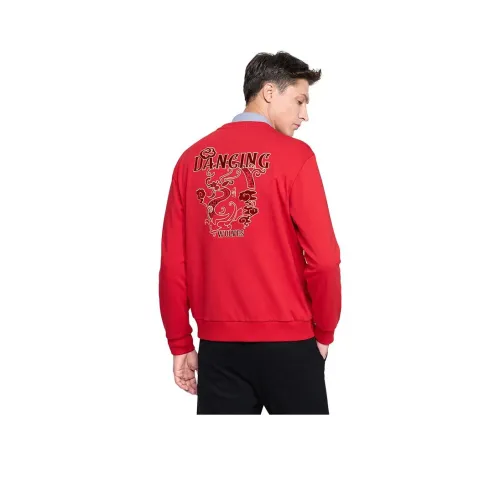 Dance with Wolves Толстовка Мужская Красная