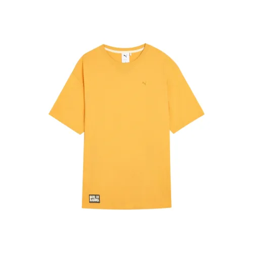 PUMA CLASSICSSelect Haus T Рубашка Унисекс Горчичный зеленый 55