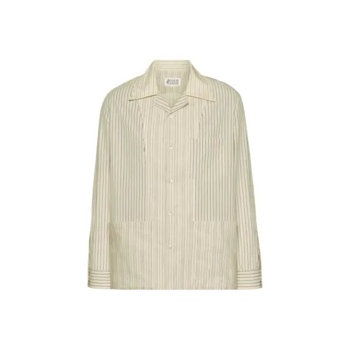 Maison Margiela Рубашка Мужская Бежевая