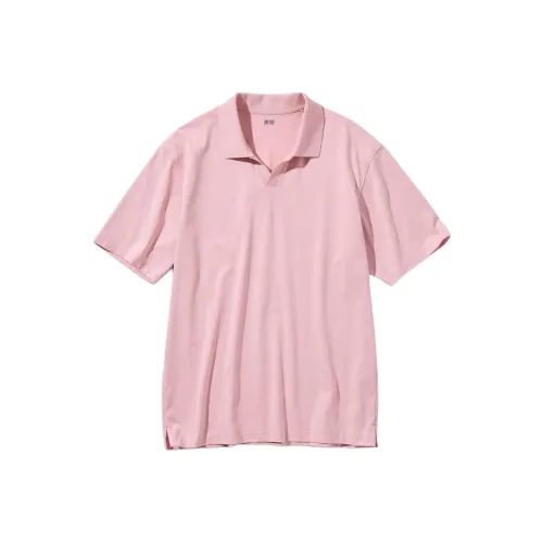 UNIQLO Розовое унисекс-поло