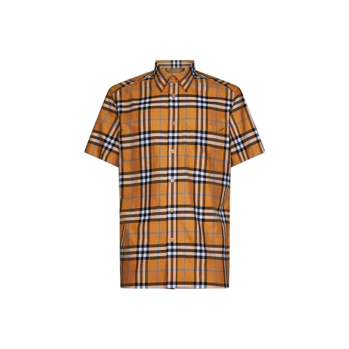 Burberry FW23 Рубашка Мужская Архив Бежевый